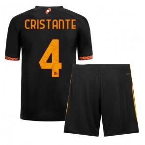 AS Roma Bryan Cristante #4 Rezervni Dres za Dječji 2023-24 Kratak Rukavima (+ kratke hlače)